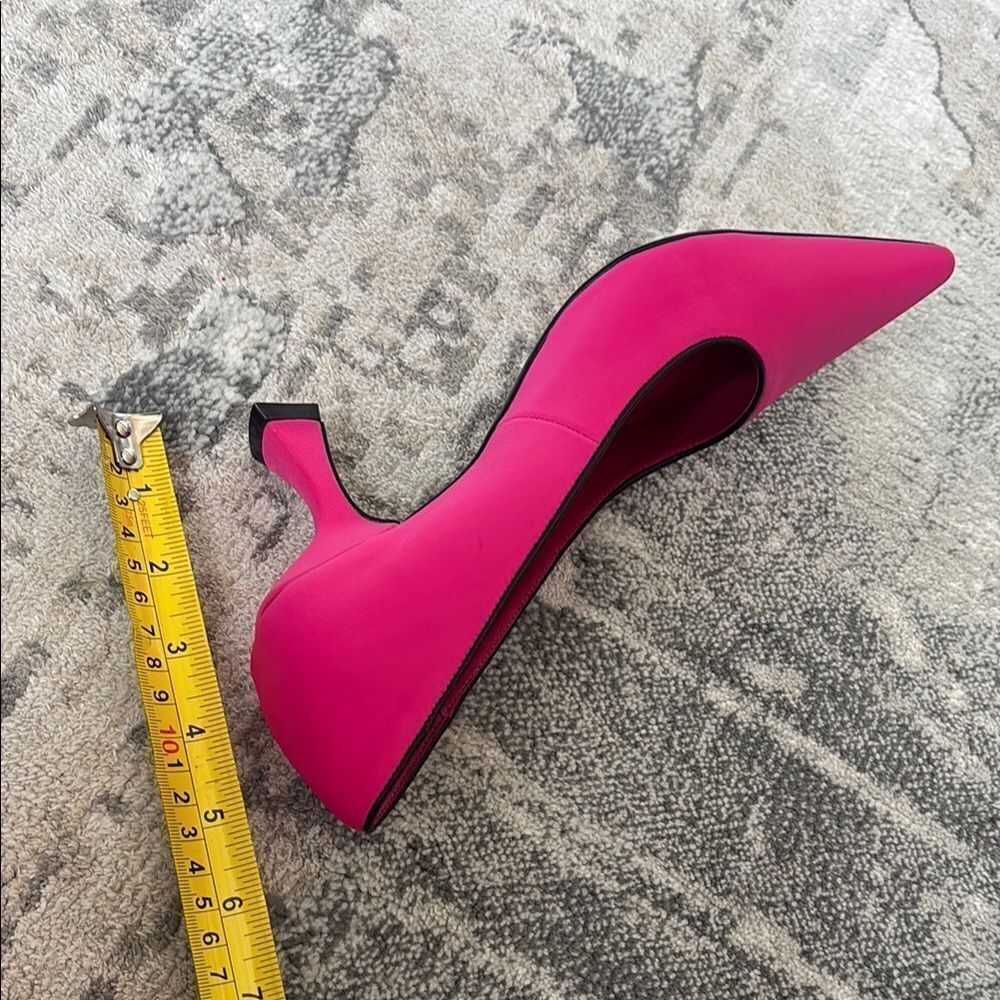 Pink Pointed Toe Stiletto Heels - Picture 8 of 8